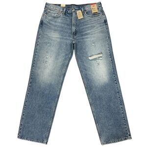 Levi's 550 Relaxed Fit Mens Jeans 40x34 (40x33) Distressed Grunge Retro NEW!
